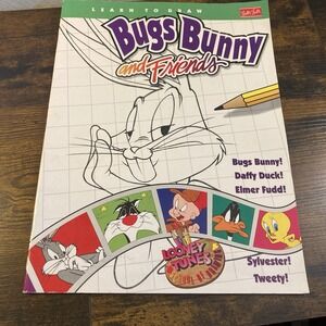 Learn to Draw Bugs Bunny and Friends Looney Tunes How To Daffy Book Vtg 1996‎